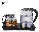 1.8L High Borosilicate Glass Body Kettle Tea Maker with Glass Teapot Electric Kettle Tea Tray