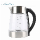 Energy Saving 1.7-Qt. Electric Glass Water Kettle Tea Pot Stay Cool Handle