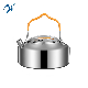  Stainless Steel Camping Hiking Kettle Tea Pot Outdoor Water Bottle