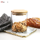 Hot Sale 1-2 Liters with Cover Lakotto Kitchen Tool Glass Cookie Jar Tableware