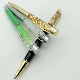 Crystal Metal Body Promotional Advertising Ballpoint Pen Business Signature with Crystal on Top Ball Pen