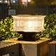  Solar Powered Sensor Lamp Waterproof Outdoor Solar LED Gate Pillar Light
