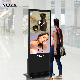 Android Customized with Wooden Case Indoor Advertising Media Player Vertical Kiosk manufacturer