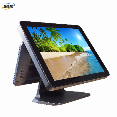 17"+12" Dual Screen Point of Sale Solution Touch Screen Windows POS Computer