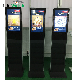 Wholesale Price 27-Inch Android WiFi Interactive Touch Floor Upstanding LCD Advertising Screen Display Kiosk with Magazine Newspaper Slot Design