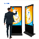  Original Factory 55 Inch Narrow Bezel TV Free Standing Digital LCD Advertising Menu Board Digital Signage Display