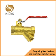 Brass Ball Valve Y Type Strainer Water Purifier HEPA Filter Oil Filter Auto Parts