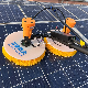 Double-Head Innovative Rotating Solar Panel Cleaning Brush for Thorough Cleaning and Optimal Energy Efficiency