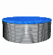 Galvanized Steel Plate Round Water Pond Tarpaulin Liner Aquaculture Fish Farming Tanks