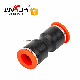  One Touch Stright Plastic Pneumatic Pipe Fitting