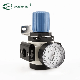  1/8 1/4 3/8 1/2 Air Pneumatic Pressure Gauge Relief Regulating Regulator Valve