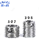  308 M5 * 0.8-10L Three Round Hole Self Tapping Screw Sleeve