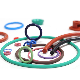  Custom High Precision FPM FKM HNBR NBR FKM Silicone EPDM Rubber Oring Seals O-Ring O Rings