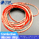  Nickel-Carbon Shielding Material Silicone Ring Extruded Conductive Silicone Elastic Ni/C Strip