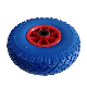  3.00-4 Polyurethane PU Foam Filled Tire Toy Car Rubber Wheel with Plastic Rim for Wagon Trolley