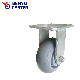 Durable Heavy Duty Grey TPR Industrial Casters Silent Flat Wheel Barrow Caster Wheels