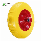 Heavy Duty 16inch 4.00-8 Flat Free PU Solid Wheel Pucture Proof Wheelbarrow Wheel