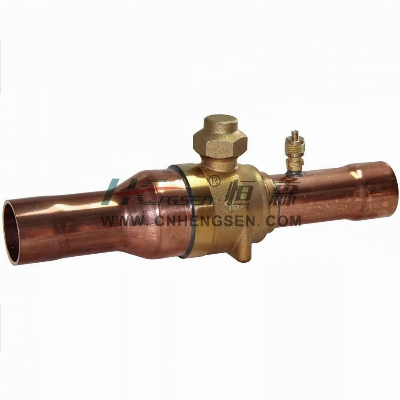 Refrigeration Ball Valve 1-3/8" with Needle Air Conditioner Parts Refrigeration Parts Refrigeration Tools