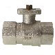 Chinese Factory ISO5211 Full Port Brass Ball Valve with Mounting Pad