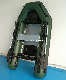 0.9mm PVC Inflatable Fishing Boat in Army Green Color Aluminum Transom