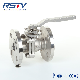 JIS10K/20K Full Port Stainless Steel Floating Fire Safe 2PC Flange Ball Valve