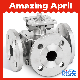 ISO 5211 Mounting Pad Flanged 3 Way Ball Valve Manufacturer