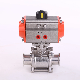 Stainless Steel/Aluminum Pneumatic Actuator Single/Double Acting with Sanitary Valve