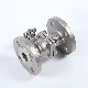 China Stainless Steel Flange Ball Valves with ISO 5211 Direct Mounted Pad