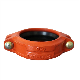 Fire Protection System Ductile Iron Grooved Mechanical Tee Flexible Coupling