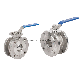 (Q71F) Wafer Type Ball Valve with ISO Mounting Pad Pn16/40 Stainless Steel Italy Thin Flanged Ball Valve