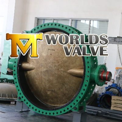 DN2100 84" Bigger Size Double Flanged Connection Butterfly Valve with Aluminum Bronze C95400 C95800 Disc for Sea Water