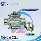 Manual Stainless Steel Sanitary Ball Valve Vacuum Hygienic Valves