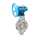 Manual Operated Double Offset Metal Seated Hard Seal Wafer Butterfly Valve