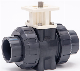  High Quality Plastic Electric Control Ball Valve UPVC True Union Ball Valve PVC Non Actuator Double Union Ball Valve Body PVC Pneumatic Ball Valve