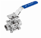 3PC Ss Ball Valve with ISO-5211 Pad Stainless Steel Valves Price