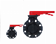 JIS Standard PVC Butterfly Ball Valve for Water Supply Handle Gear Type