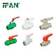  Ifan High Quality High Pressure Pn25 PPR Plastic Single Union Ball Valve