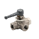  Metal Cast Iron Three-Way Globe Ball Valve