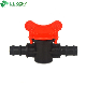  Agricultural Irrigation Valve Mini PVC Ball Valve for Drip Irrigation Tape