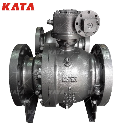 Kata Cast Steel Trunnion Ball Valve 8" 300lb Wcb