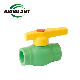 High Quality Factory Price PPR Fittings Ball Valves with Brass Ball for Hot Water Germany Standard