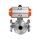 Q644f/Q645f Pneumatic Three-Way Ball Valve