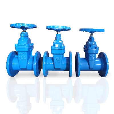 DIN En1092 Pn10 Pn16 DN150 6" Di Body Di+EPDM Wedge Resilient Seat Gate Valve