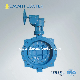 Cast Iron Ductile Iron Ggg40 Double Eccentric Offset Pn10/16/25 Manual/Actuator Flanged Butterfly Valve