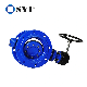 Syi Ductile Iron Double Eccentric Double Flange Butterfly Valve Price