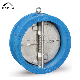  Cast Iron Ductile Round Stainless Steel Spring Disc Wafer Double Door Check Valve