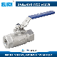  High Pressure 2PC Lockable Ball Valve Female Thread End Screw