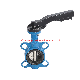  Concentric Wafer Type Spline Full Stem Butterfly Valve for Marine