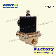  2W Series Brass Nc 110VAC Fluid Solenoid Control Valve