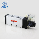  4V Series 4V410-15 Single Coil Big Size 1/2 Inch Electric 5/2 Way Pneumatic Air Solenoid Valve Cylinder Valve